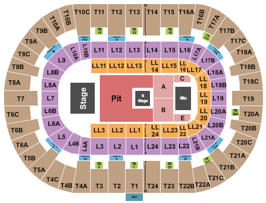 Pechanga Arena Nine Inch Nails Seating Chart